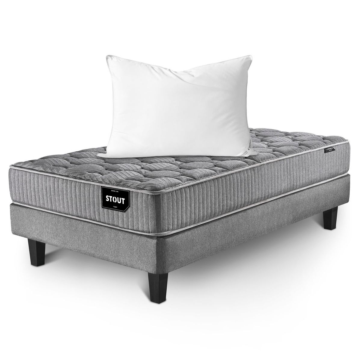 CANNON - Cama Europea Stout 1.5 Plazas Cannon