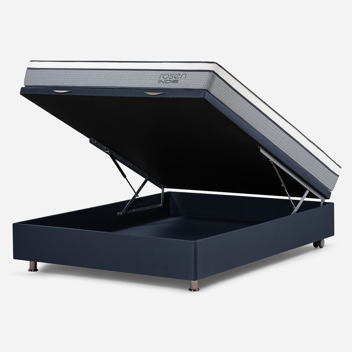 ROSEN - Boxet Indie 2 Plazas + Respaldo Incluye 2 Veladores Rosen