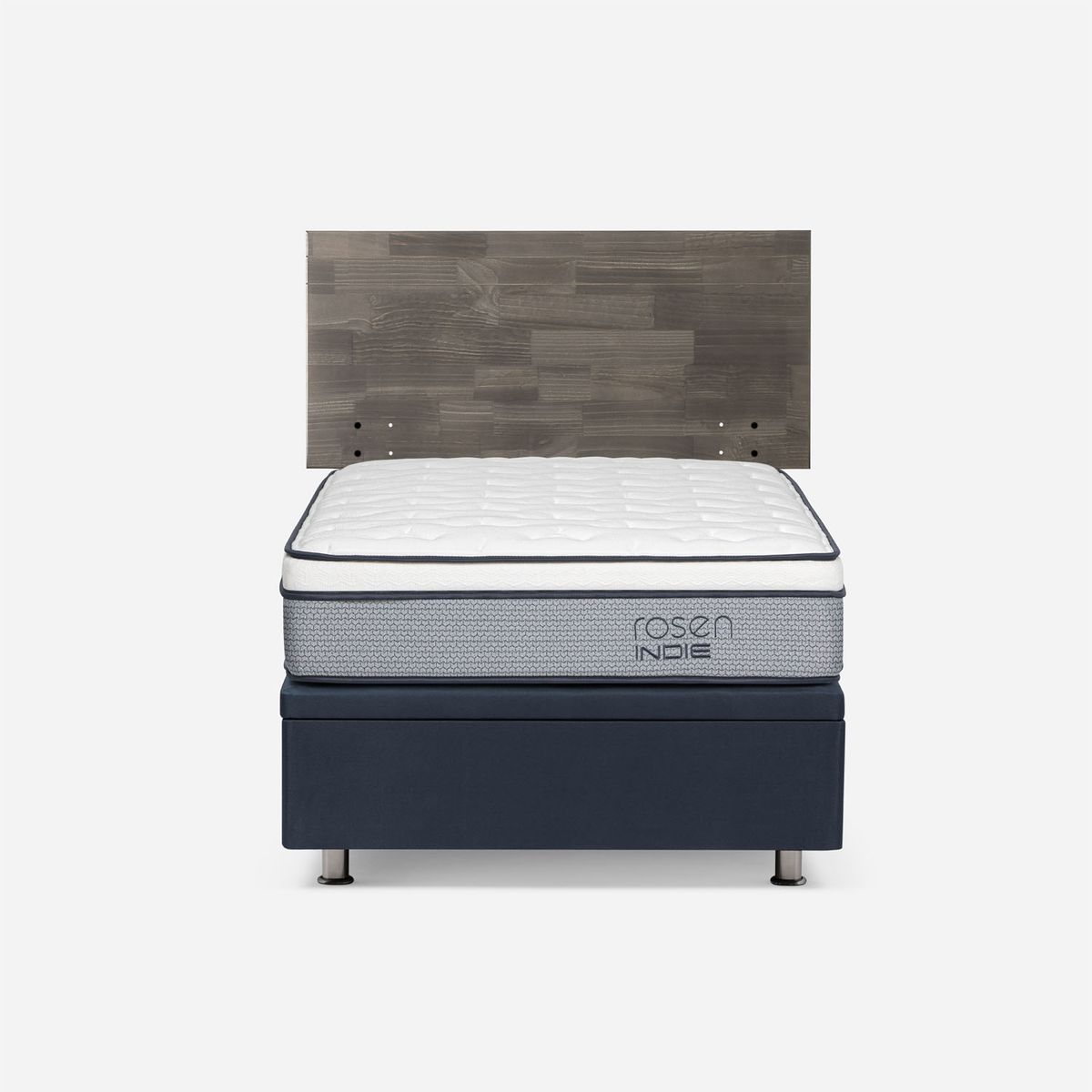 ROSEN - Cama baúl Indie 1.5 Plazas x 2.00mt + Respaldo Rosen