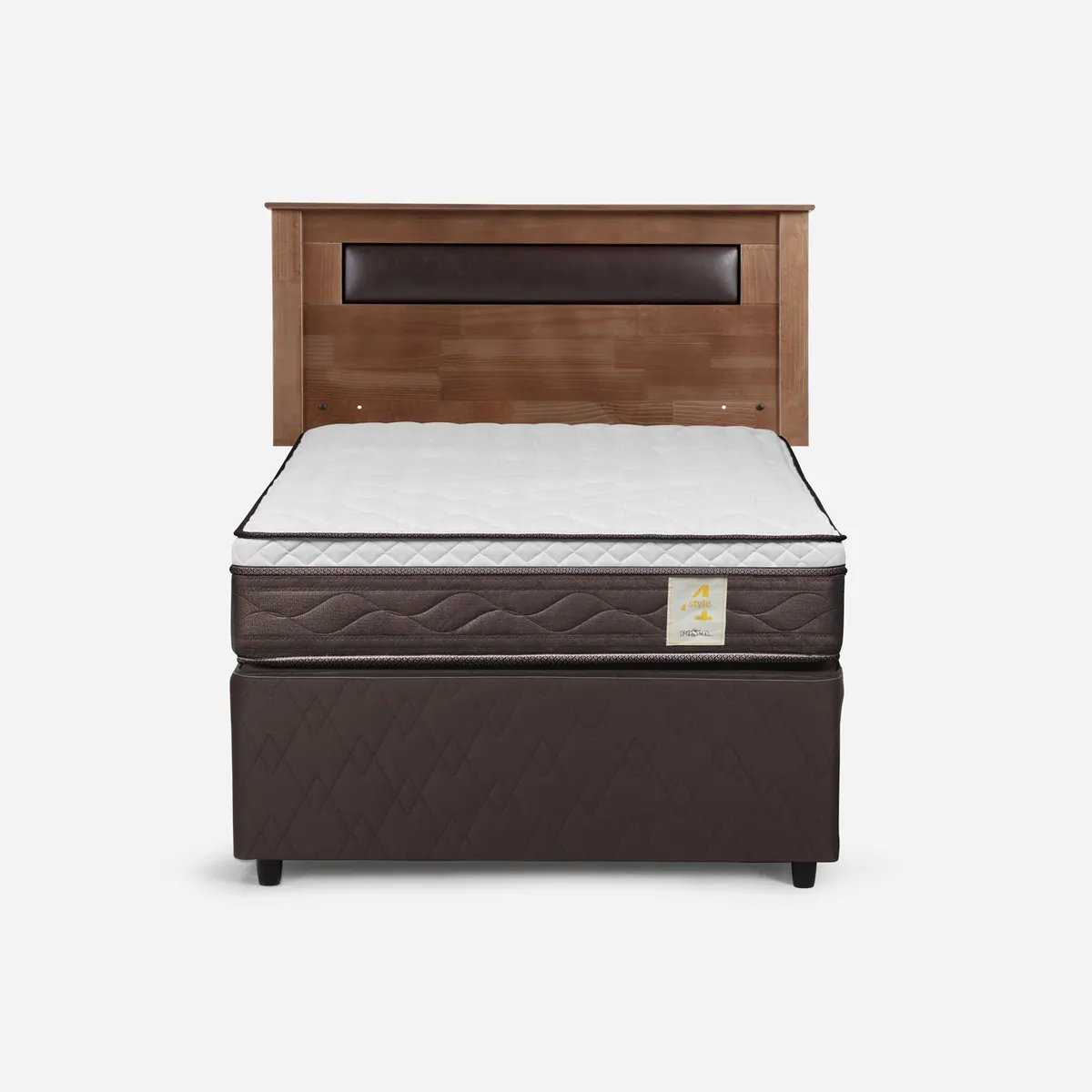 ROSEN - Cama Nido New Style 4 Plus P 1.5 plazas x 2.00 mt + Respaldo Rosen
