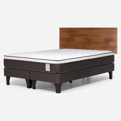 Imagen 2 del producto Cama Europea 2 Plazas New Style 4 + Respaldo Tabor