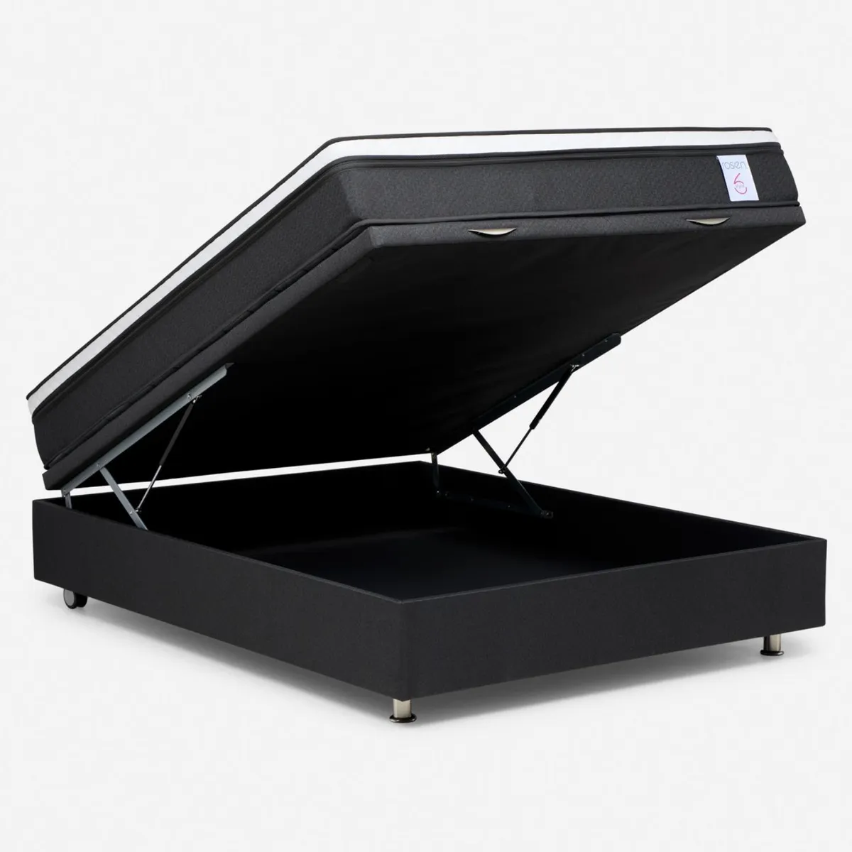 ROSEN - Cama baúl New Style 6 2 Plazas x 2.00 mt + Respaldo Rosen