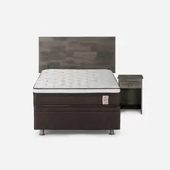 ROSEN - Boxet New Style 6 1.5 Plaza + Respaldo Incluye 1 Velador