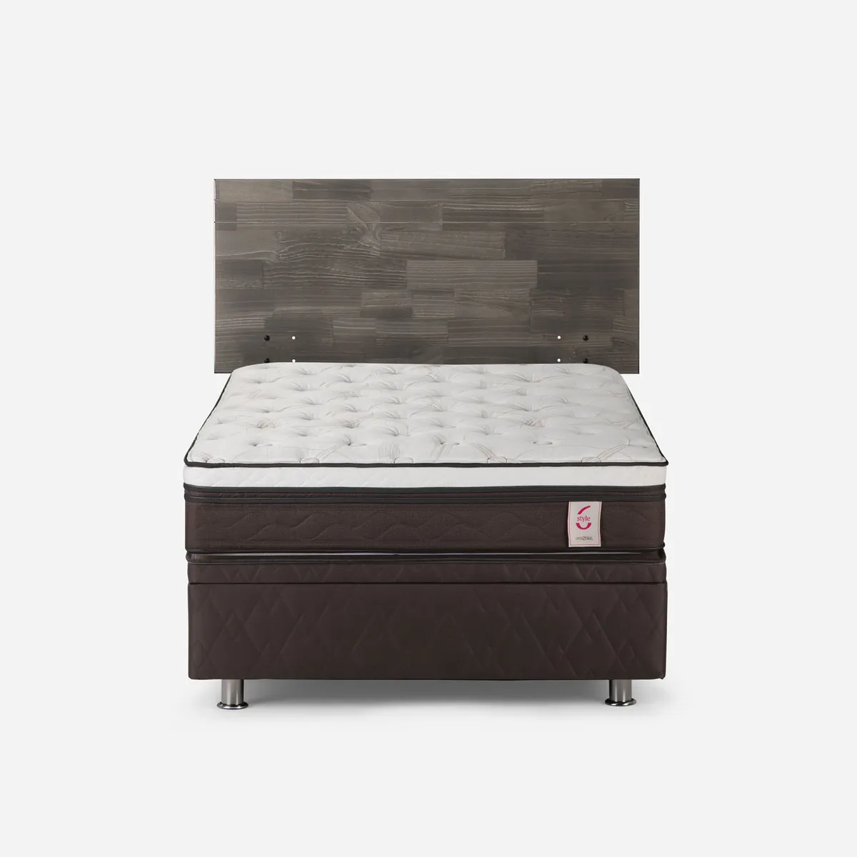 ROSEN - Cama baúl New Style 6 1 Plaza x 2.00 mt + Respaldo Rosen