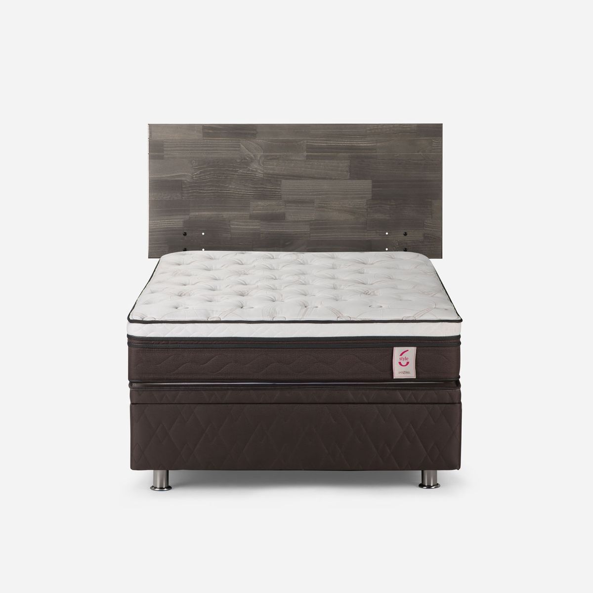 ROSEN - Cama baúl New Style 6 1 Plaza x 2.00 mt + Respaldo Rosen
