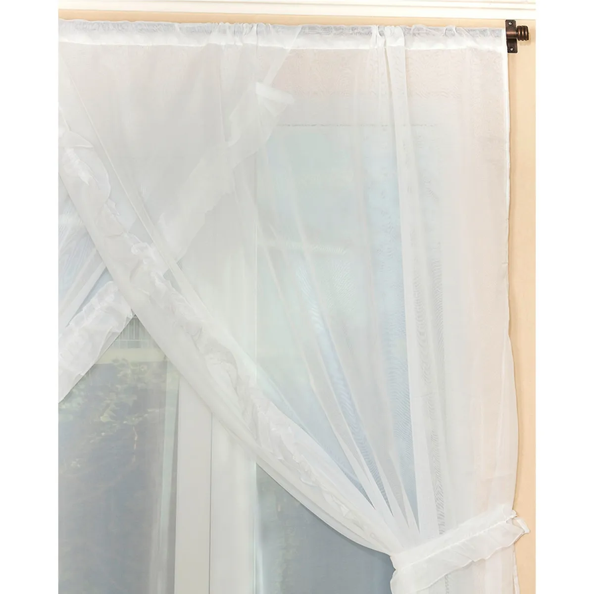 DORAL - Set De Cortinas Velos Poliéster 200X220 Cm Doral