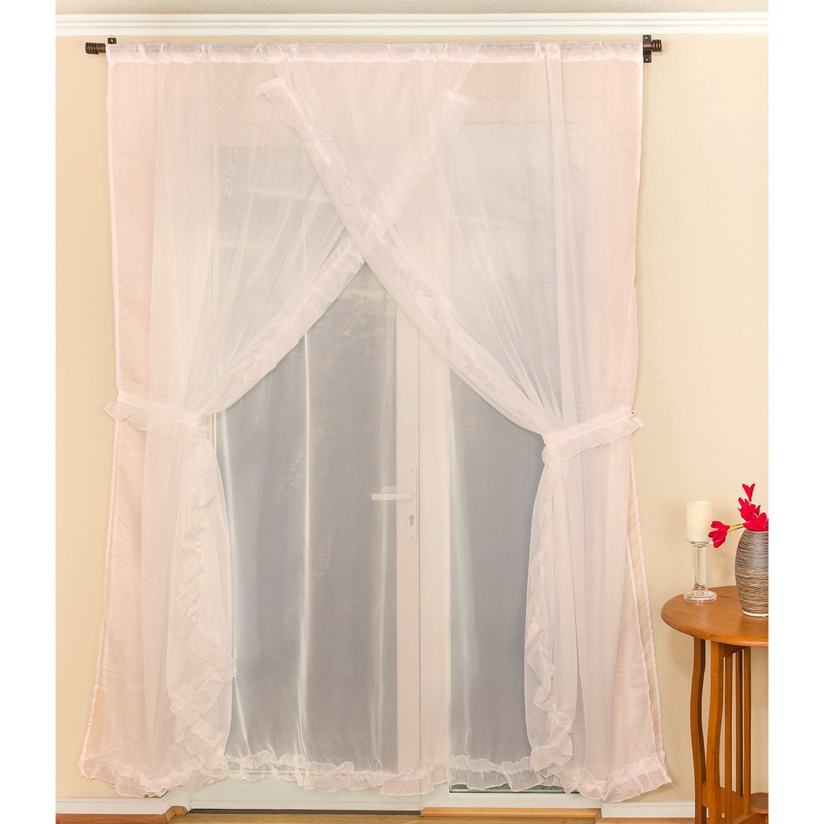 DORAL - Set De Cortinas Velos Poliéster 200X220 Cm Doral