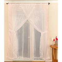 Set De Cortinas Velos Poliéster 200X220 Cm