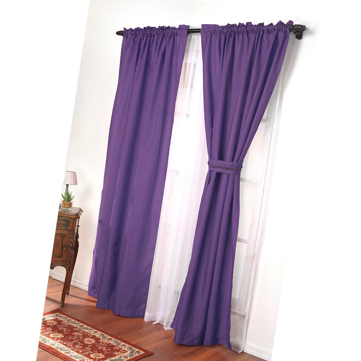 DORAL - Set De Cortinas Decorativa 140X220 Cm Doral