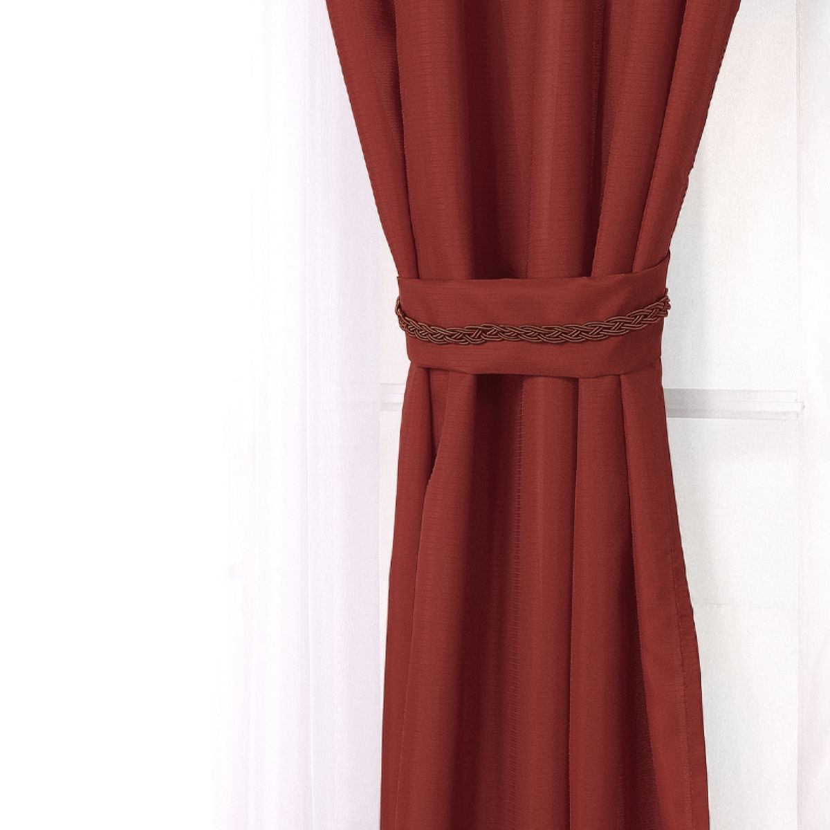 DORAL - Set De Cortinas Decorativa Poliéster 140X220 Cm Doral