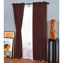 DORAL - Set De Cortinas Decorativa Poliéster 140X220 Cm