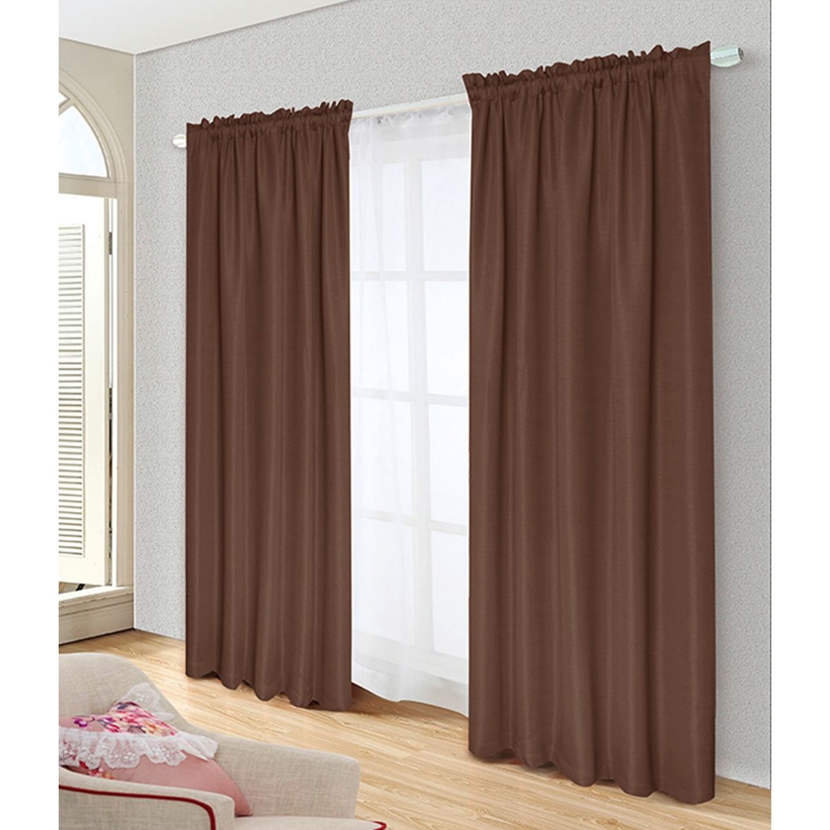 DORAL - Set De Cortinas Decorativa 140X220 Cm Doral
