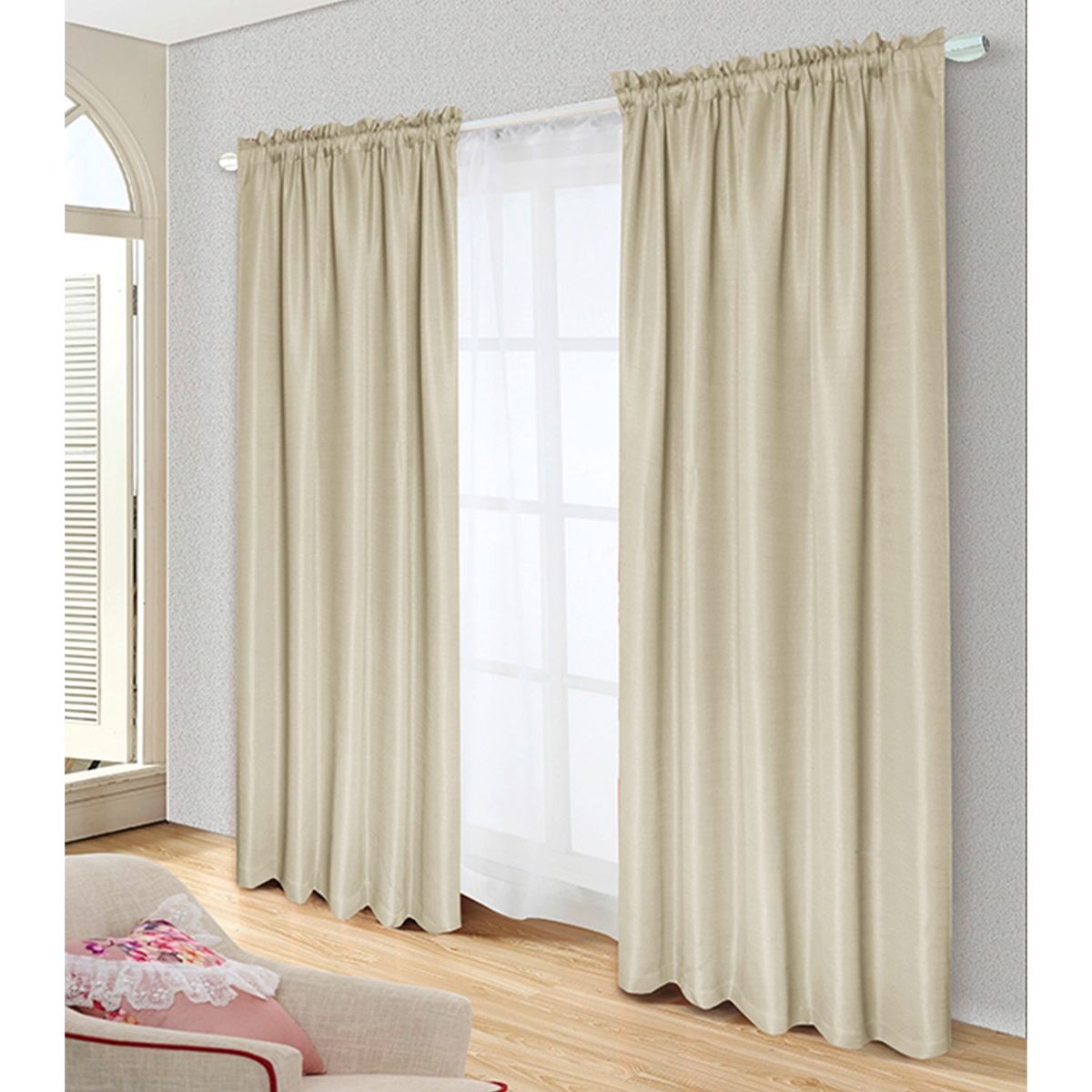 DORAL - Set De Cortinas Decorativa 140X220 Cm Doral