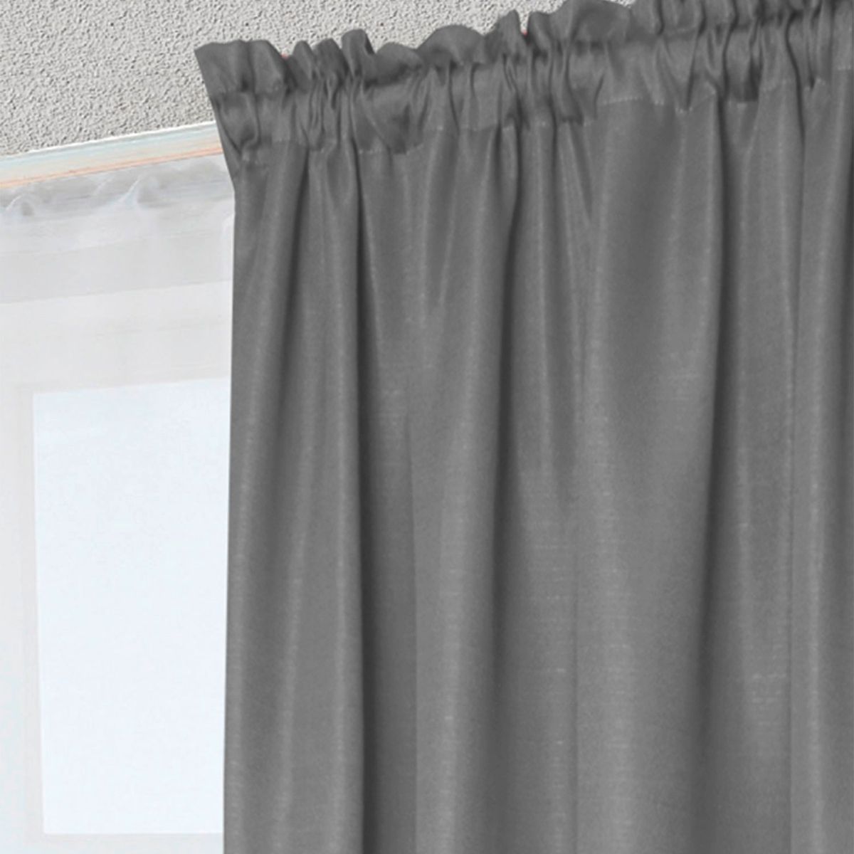 DORAL - Set De Cortinas Decorativa Poliéster 140X220 Cm Doral