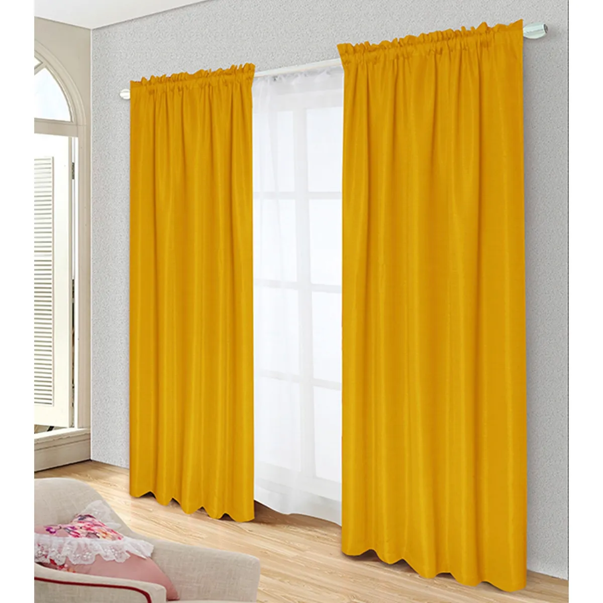 DORAL - Set De Cortinas Decorativa 140X220 Cm Doral