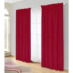 DORAL - Set De Cortinas Decorativa Poliéster 140X220 Cm
