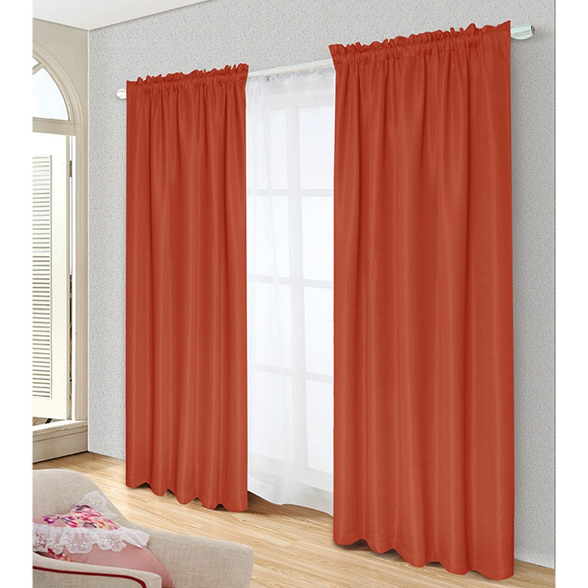 DORAL - Set De Cortinas Decorativa 140X220 Cm Doral