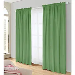 DORAL - Set De Cortinas Decorativa Poliéster 140X220 Cm