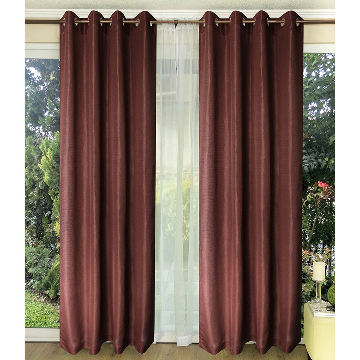 DORAL - Set De Cortinas Decorativa 140X220 Cm Doral