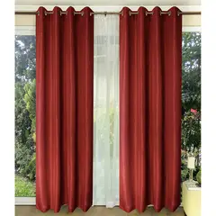 DORAL - Set De Cortinas Decorativa Poliéster 140X220 Cm