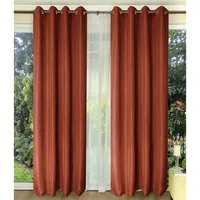 Set De Cortinas Decorativa Poliéster 140X220 Cm