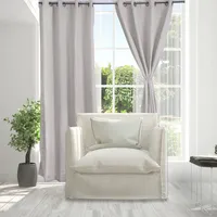 Set De Cortinas Decorativa Poliéster 140X220 Cm