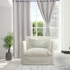 DORAL - Set De Cortinas Decorativa Poliéster 140X220 Cm