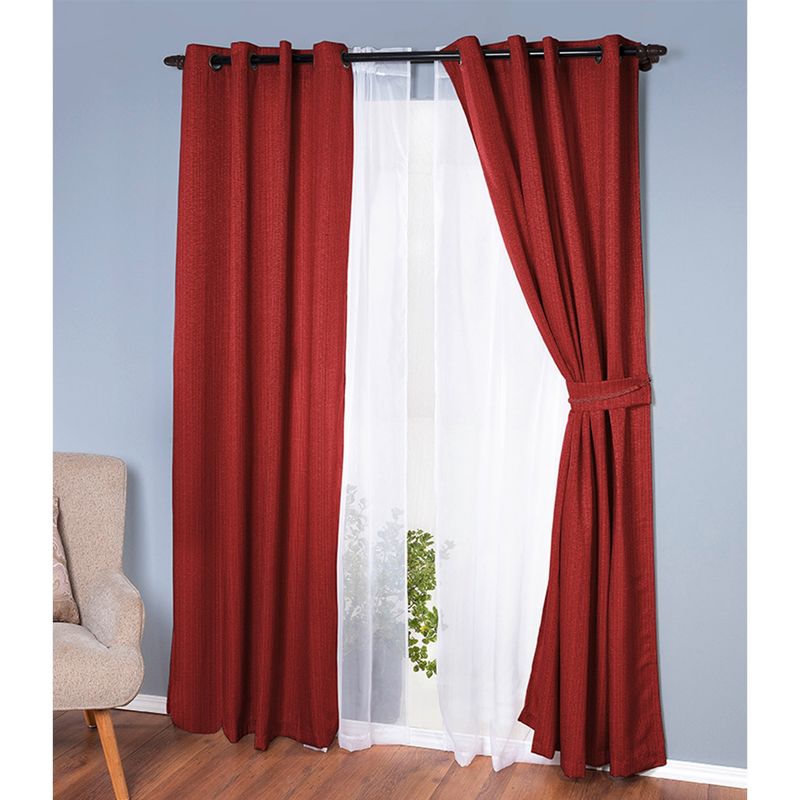 DORAL - Set De Cortinas Decorativa 140X220 Cm Doral