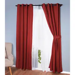 DORAL - Set De Cortinas Decorativa 140X220 Cm