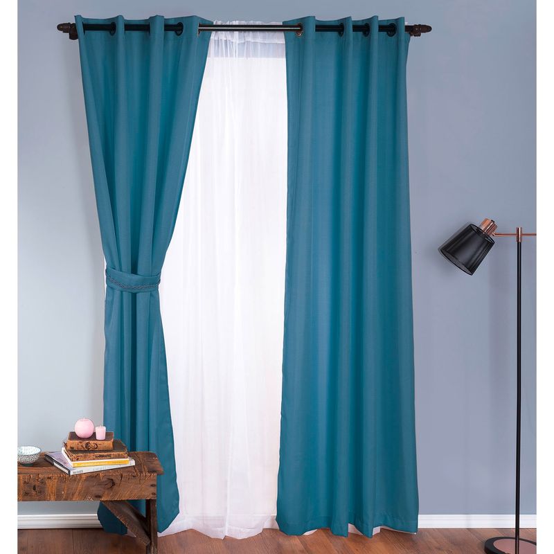 DORAL - Set De Cortinas Decorativa Poliéster 140X220 Cm Doral