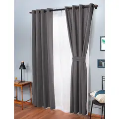 DORAL - Set De Cortinas Decorativa Poliéster 140X220 Cm