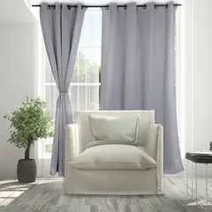 DORAL - Set De Cortinas Black Out Poliéster 140X220 Cm