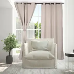 DORAL - Set De Cortinas Black Out 140X220 Cm