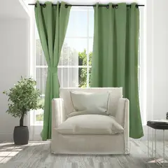 DORAL - Set De Cortinas Black Out Poliéster 140X220 Cm