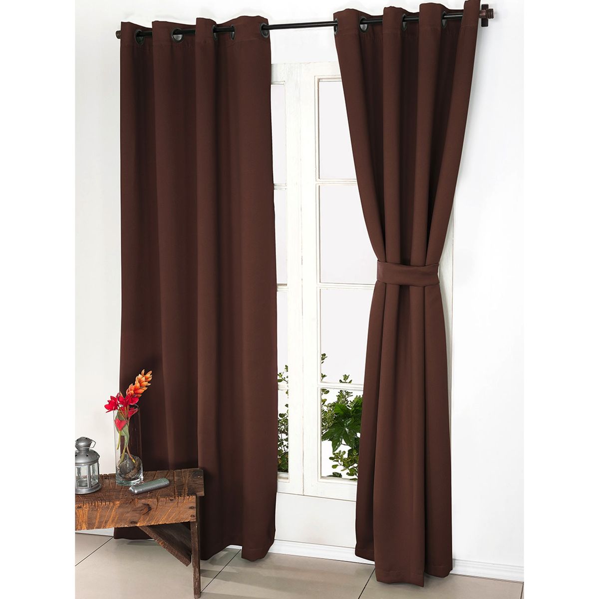 DORAL - Set De Cortinas Black Out 140X220 Cm Doral
