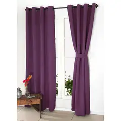 DORAL - Set De Cortinas Black Out 140X220 Cm
