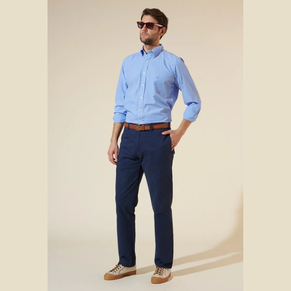SAVILLE ROW - Pantalón Regular Fit Hombre Saville Row