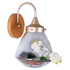 DECOCASA - Lámpara Muro Terrario Metal 2962Ct/Dr