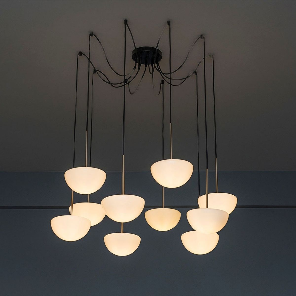 DECOCASA - Lámpara Colgante Cascada Milky Sfe 3164Ct Decocasa