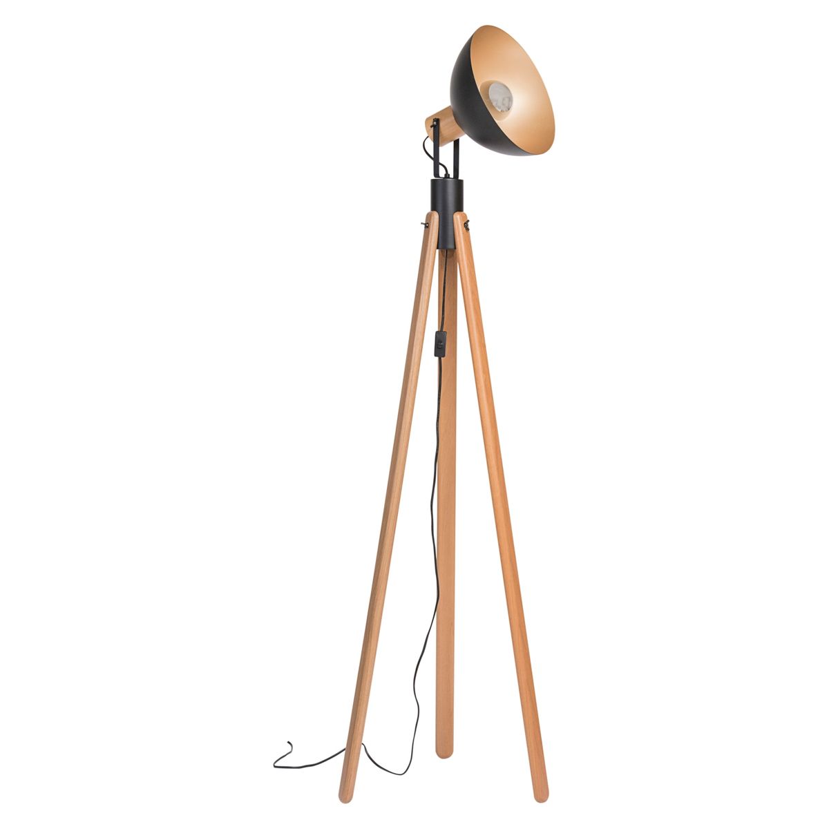 DECOCASA - Lámpara Pie Tripode Viena 3203Ct Decocasa