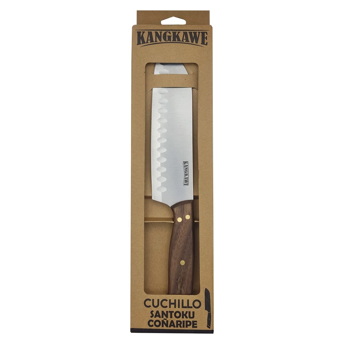 KANGKAWE - Cuchillo Parrillero 7" Santoku Coñaripe Kangkawe