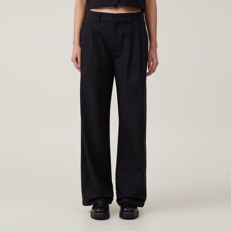 COTTON ON - Pantalón Lino Mujer Cotton On