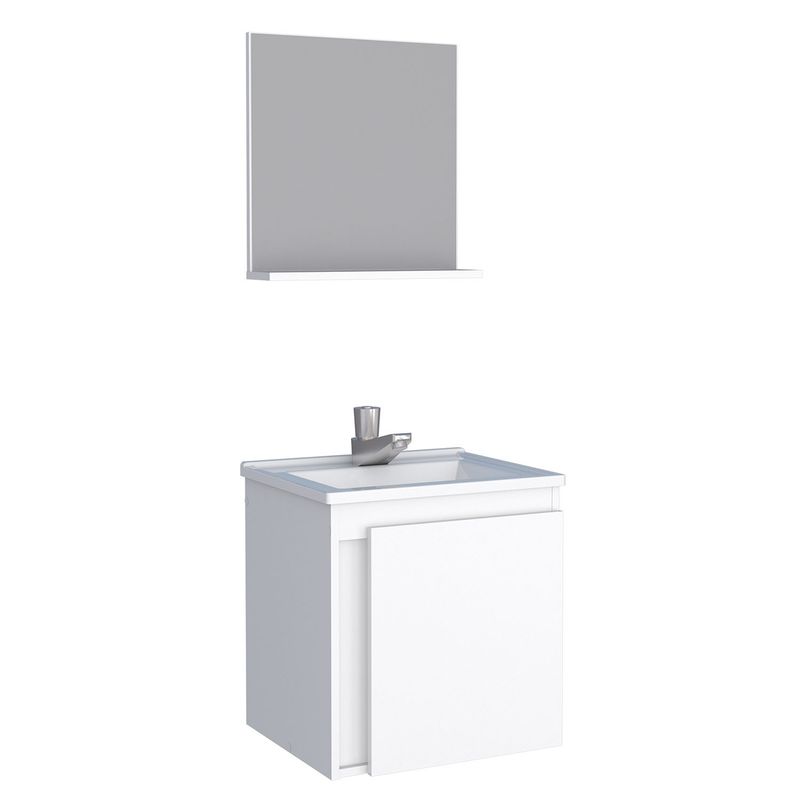 VEKKAHOME - Vanitorio Aereo Con Espejo Onix Vekkahome