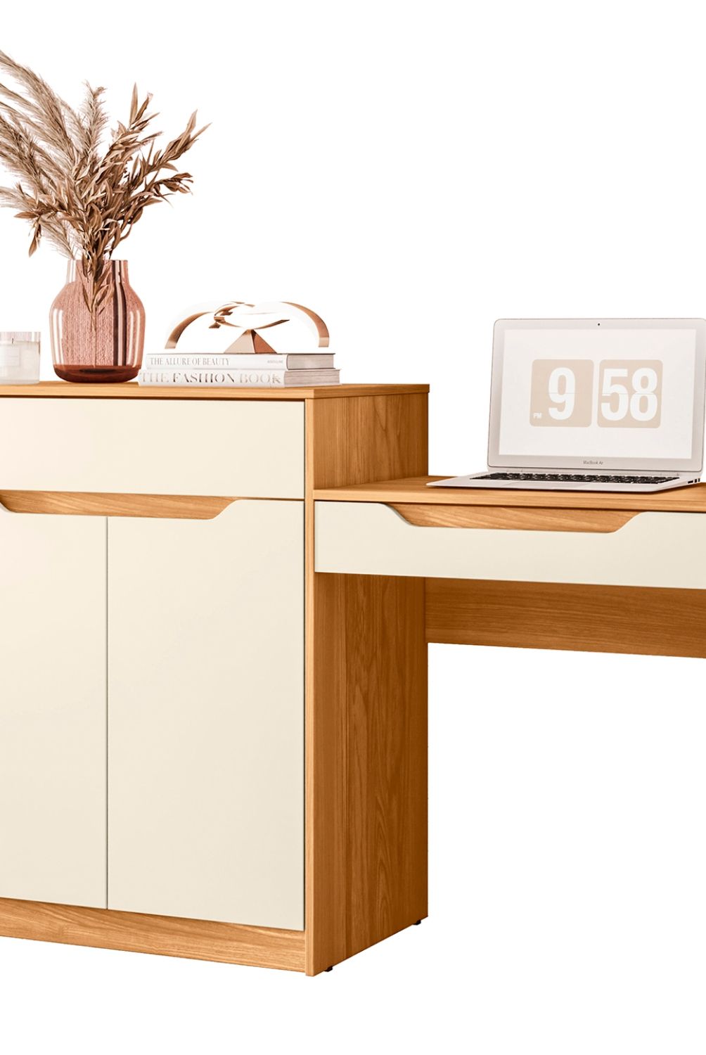 VEKKAHOME - Tocador Trend 2 Puertas + 1 Cajón Vekkahome