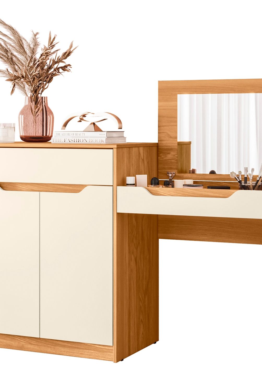 VEKKAHOME - Tocador Trend 2 Puertas + 1 Cajón Vekkahome
