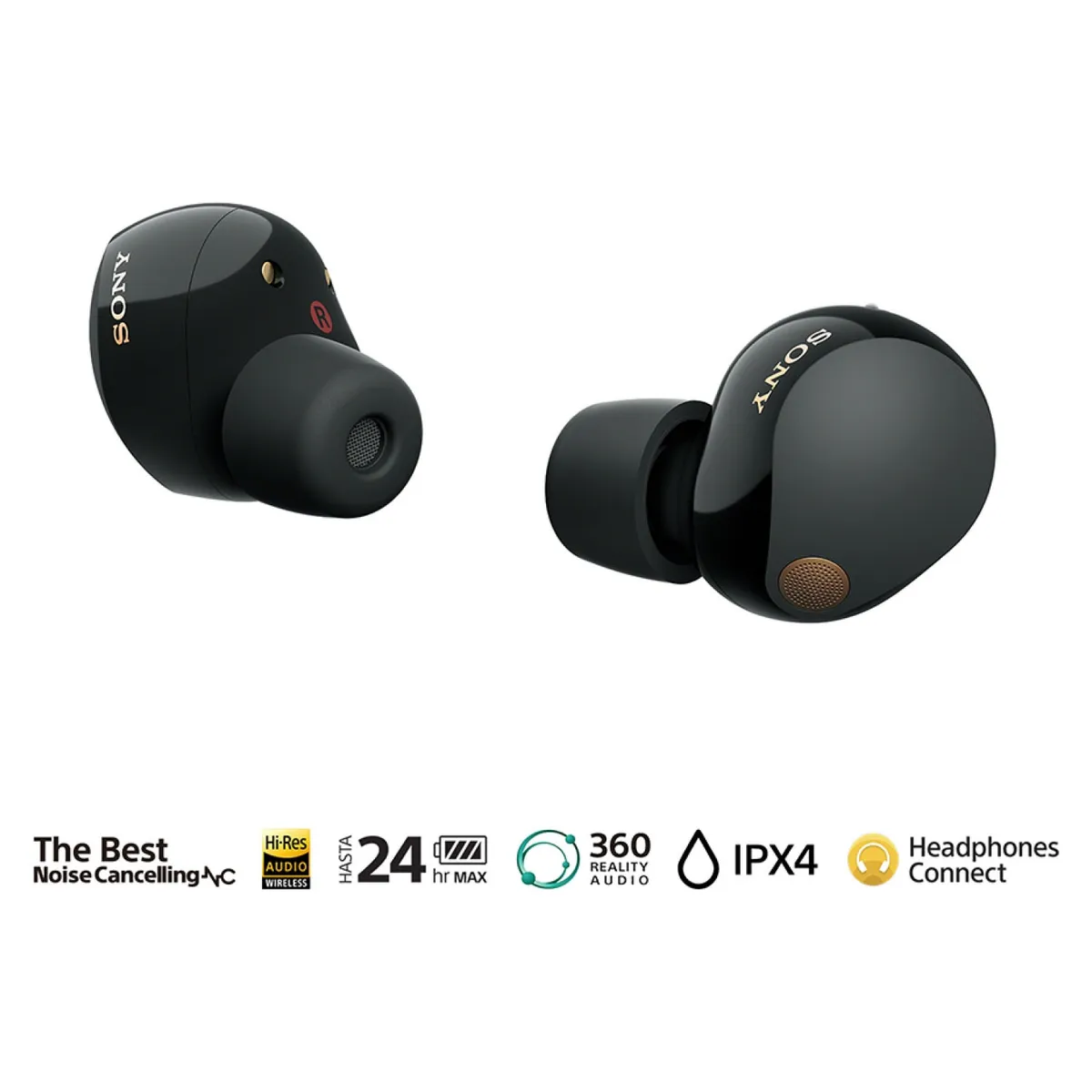 SONY - Audífono Inalambricos Sony con Cancelación de Ruido WF-1000XM5