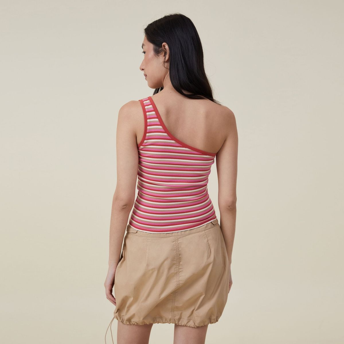 COTTON ON - Polera Una Manga Algodón Mujer Cotton On