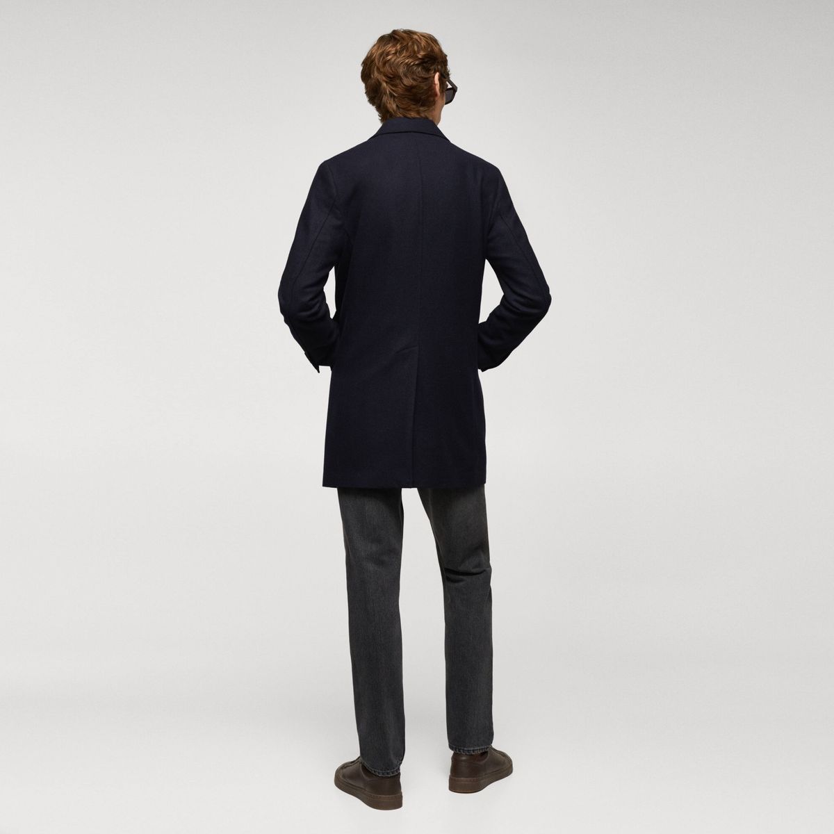 MANGO MAN - Abrigo Lana Reciclada Slim-Fit Hombre Mango Man