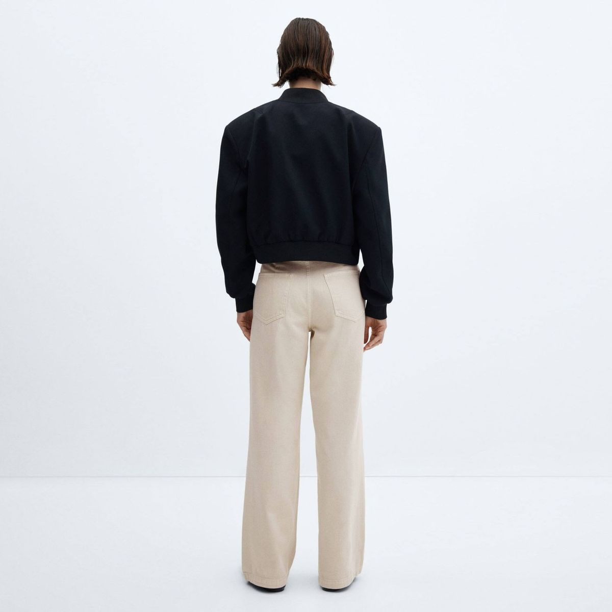 MANGO - Jeans Recto Arletita Tiro Medio Mujer Mango