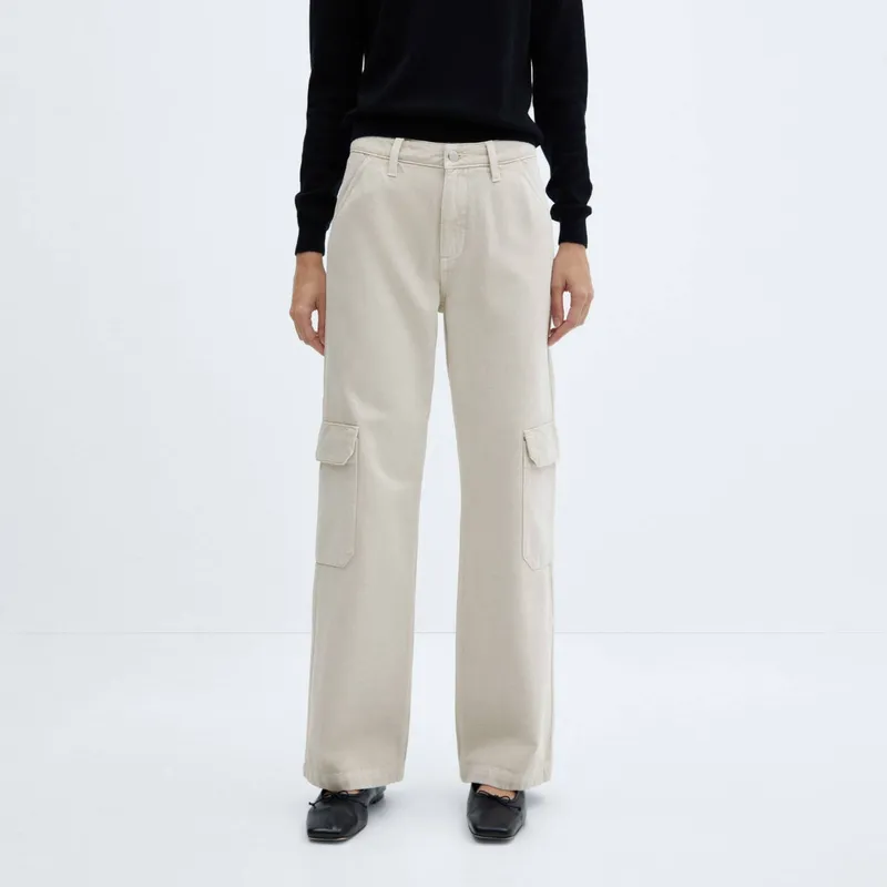 MANGO - Jeans Miranda Tiro Medio Mujer Mango